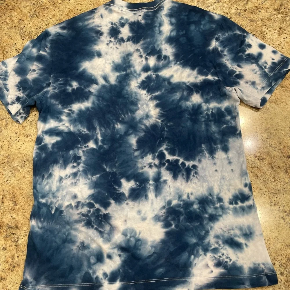 True Religion Blue Tie-Dye Men's Shirt Size Large